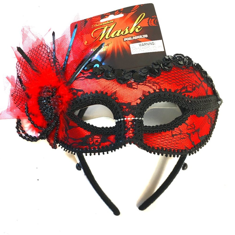 Halloween Venetian Mask NWT NOS